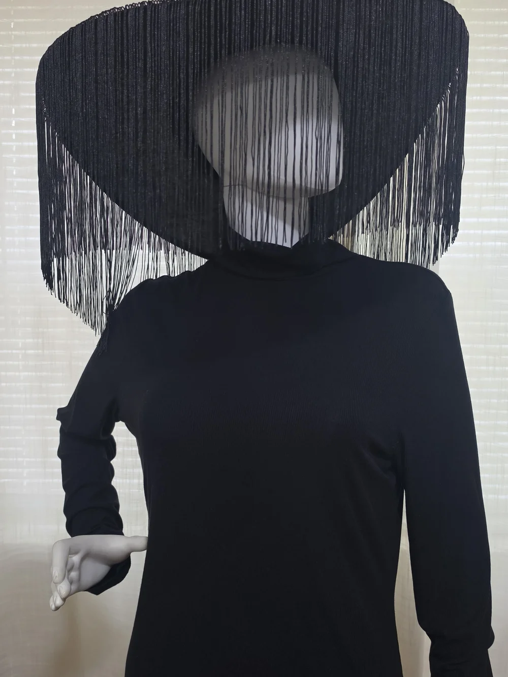 Halloween Fringe Detail Witches Hat